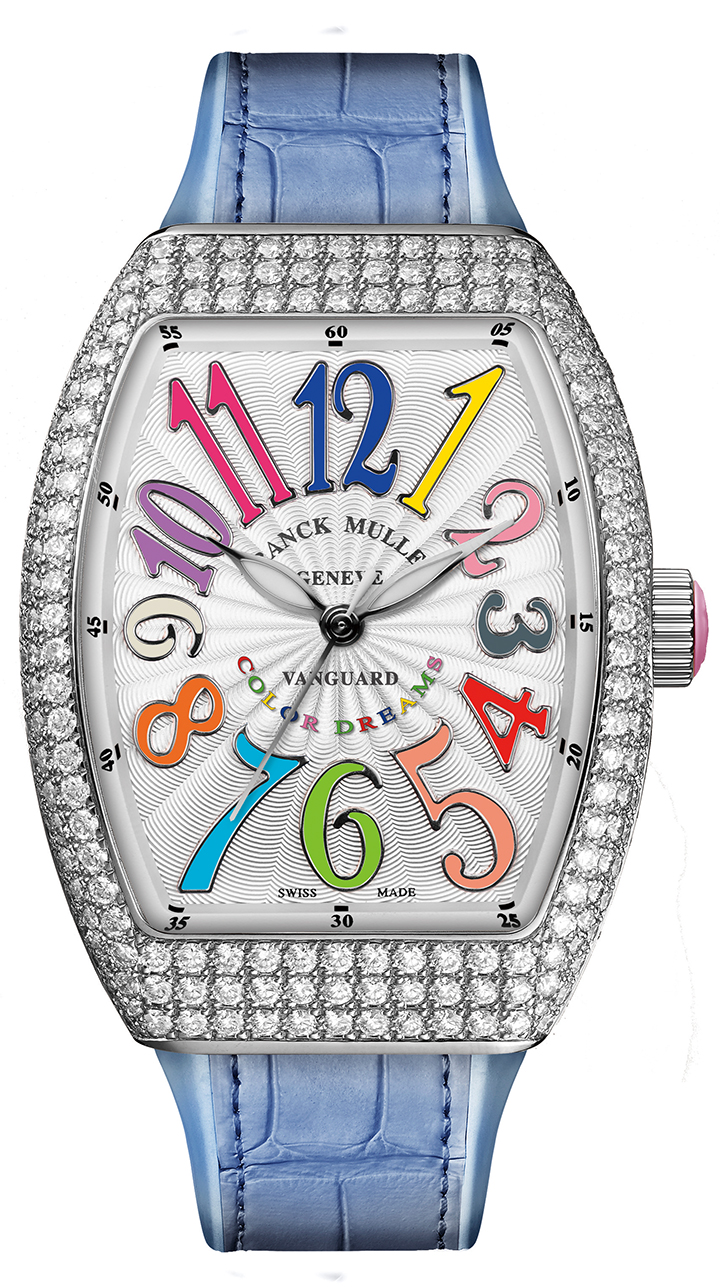 Vanguard Lady彩色數字鑽錶